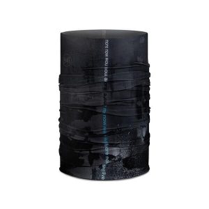 Komin na szyję - Bandana BUFF Original Ecostretch Ativ. Szare szaliki Buff, bez wzorów, z elastanu. Za 101,40 zł.