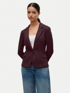 Vero Moda Marynarka Julia 10154123 Fioletowy Regular Fit. Fioletowe marynarki i żakiety Vero Moda, bez wzorów, z bawełny. Za 199,99 zł.