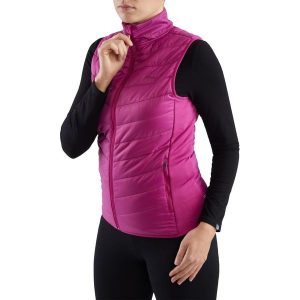 Kamizelka trekkingowa damska Viking Becky Pro Primaloft. Czerwone kamizelki Viking, l, bez wzorów, bez kołnierzyka, bez ramiączek, bez kaptura. W wyprzedaży za 105,00 zł.