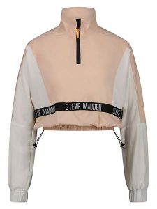 Steve Madden Kurtka przejściowa "Candice" w kolorze jasnoróżowo-szarym rozmiar: L. Różowe kurtki Steve Madden, l, bez wzorów, bez kaptura. Za 83,42 zł.
