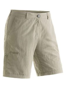 Maier Sports Szorty funkcyjne "Nidda" w kolorze beżowym rozmiar: 38. Brązowe spodenki sportowe Maier Sports, bez wzorów, z materiału, outdoorowe. Za 108,49 zł.