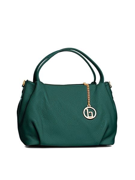 Lia Biassoni Skórzana torebka "Taro" w kolorze morskim - 28 x 25 x 18 cm rozmiar: onesize. Niebieskie torebki klasyczne Lia Biassoni, bez wzorów, z materiału, przez ramię, bez dodatków. Za 239,86 zł.