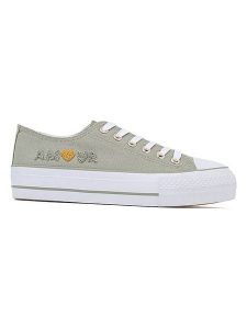 Sixth Sens Sneakersy w kolorze khaki rozmiar: 37. Brązowe trampki Sixth Sens, bez wzorów, bez zapięcia. Za 79,21 zł.