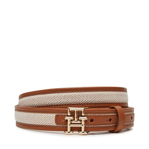 Pasek Damski Tommy Hilfiger. Brązowe paski TOMMY HILFIGER, bez wzorów. Za 269,99 zł.