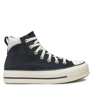 Trampki Converse. Czarne trampki Converse, bez wzorów, bez zapięcia. Za 309,99 zł.