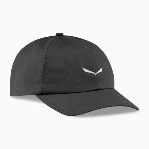 SALEWA Czapka z daszkiem Eagle Logo CAP black out. Czarne czapki Salewa, bez wzorów, z bawełny, klasyczne. Za 130,36 zł.