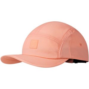 Czapka z daszkiem BUFF 5 PANEL GO CAP SOLID. Czerwone czapki Buff, bez wzorów, sportowe. Za 145,92 zł.