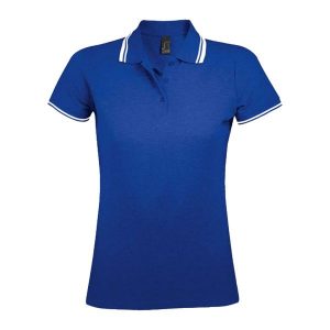 Damska Koszulka Polo Pasadena. Brązowe koszulki sportowe SOL'S, bez wzorów, bez ramiączek. Za 106,99 zł.