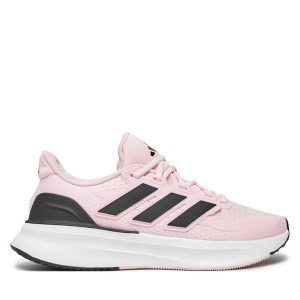 Buty do biegania adidas. Czerwone buty sportowe ADIDAS, bez wzorów, bez zapięcia, do biegania. Za 249,99 zł.