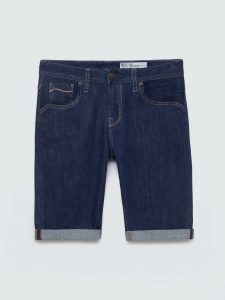 Szorty damskie granatowe jada 871. Niebieskie szorty Big Star, bez wzorów, z jeansu. W wyprzedaży za 29,99 zł.