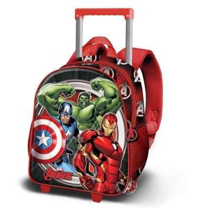 Plecak szkolny 3D z kółkami MARVEL Wielokolorowy. Plecaki marvel. Za 243,00 zł.