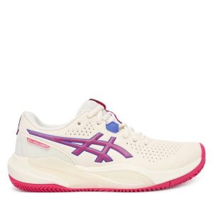 Buty do tenisa Asics. Szare buty sportowe ASICS, bez wzorów, bez zapięcia, tenisowe. Za 459,99 zł.