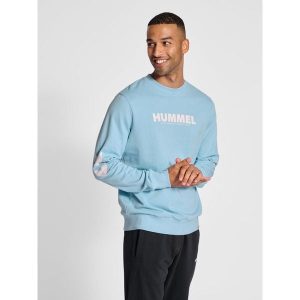 Bluza piłkarska dla dorosłych Hummel hml LEGACY. Niebieskie bluzy Hummel, m, bez wzorów, bez kaptura. Za 170,00 zł.