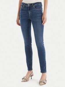 Liu Jo Jeansy UF5013 D0236 Niebieski Bottom Up Fit. Niebieskie jeansy Liu Jo, bez wzorów, z bawełny. Za 539,99 zł.