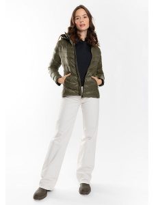 Northwood Kurtka pikowana "Greta" w kolorze khaki rozmiar: M. Brązowe kurtki Northwood, m, bez wzorów, bez kaptura. Za 152,99 zł.