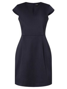 More & More Sukienka w kolorze granatowym rozmiar: 34. Niebieskie sukienki More & More, bez wzorów, bez kołnierzyka, bez ramiączek, mini. Za 104,64 zł.