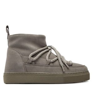 Śniegowce Inuikii. Szare buty zimowe Inuikii, bez obcasa, bez zapięcia. Za 879,99 zł.