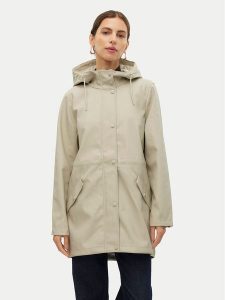 Vero Moda Kurtka przeciwdeszczowa Malou 10266982 Szary Regular Fit. Szare kurtki Vero Moda, xl, bez wzorów, z syntetyku, bez kaptura. Za 189,99 zł.