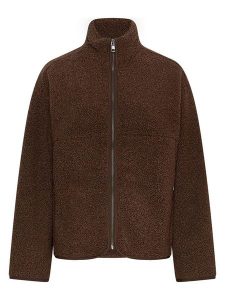 MOSS COPENHAGEN Kurtka pluszowa "Letha" w kolorze ciemnobrązowym rozmiar: XS/S. Brązowe kurtki Moss Copenhagen, s, bez wzorów, bez kaptura. Za 257,92 zł.