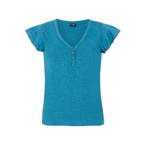 Koszulka damska Protest Kayla. Niebieskie koszulki sportowe Protest, bez wzorów, bez ramiączek. Za 169,00 zł.