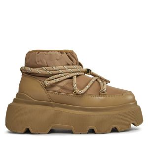 Śniegowce Inuikii. Brązowe buty zimowe Inuikii, bez obcasa, bez zapięcia. Za 789,99 zł.