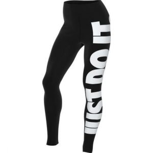 Legginsy Damskie Nike W NSW Essential GX HR JDI. Czarne legginsy Nike, bez wzorów, z podwyższonym stanem. Za 97,70 zł.