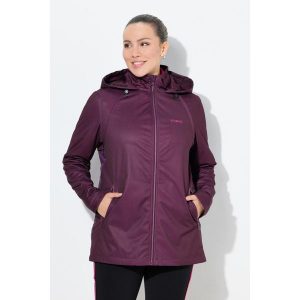Damskie Kurtka funkcyjna 2w1 HYPRAR hydrofobowa kaptur. Czerwone kurtki Ulla Popken, plus size, bez wzorów, z materiału, bez kaptura. Za 479,99 zł.