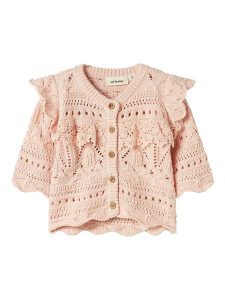 Lil Atelier Kardigan "Damia" w kolorze jasnoróżowym rozmiar: 56. Różowe kardigany Lil' Atelier, z bawełny. Za 79,03 zł.