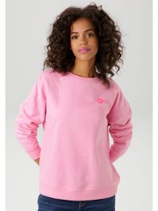 Aniston Bluza w kolorze jasnoróżowym rozmiar: 38. Różowe bluzy Aniston, bez wzorów, bez kaptura. Za 66,78 zł.