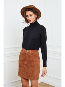 Joséfine Golf "Elona" w kolorze czarnym rozmiar: S. Czarne golfy Joséfine, bez wzorów, z kaszmiru. Za 179,22 zł.