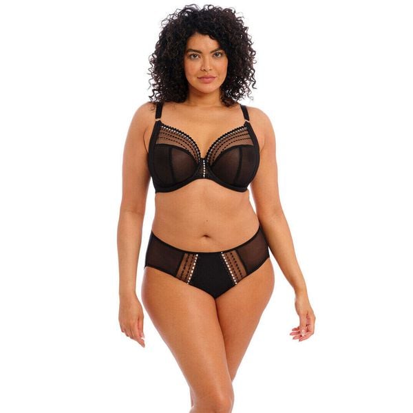 Figi damskie Elomi Matilda. Czarne figi ELOMI, bez wzorów. Za 189,00 zł.