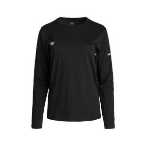 BRIANES Damska koszulka z długim rękawem i okrągłym dekoltem, casualowa. Czarne koszule nocne Izas, bez wzorów, bez ramiączek. W wyprzedaży za 139,09 zł.