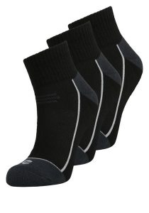 Skarpetki Endurance Avery Quarter 3-pack. Czarne skarpetki ENDURANCE, bez wzorów, z elastanu. Za 29,99 zł.