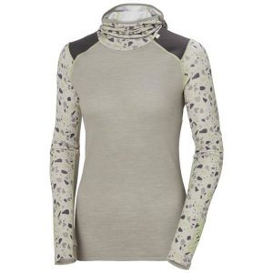Bluza damska Helly Hansen Lifa Merino Midweight BLC. Szare kurtki Helly Hansen, bez wzorów, z kapturem. Za 595,50 zł.