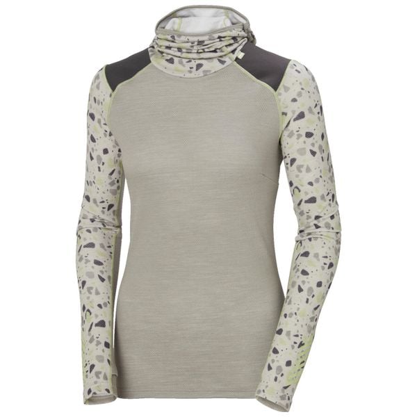 Bluza damska Helly Hansen Lifa Merino Midweight BLC. Szare kurtki Helly Hansen, bez wzorów, z kapturem. Za 595,50 zł.