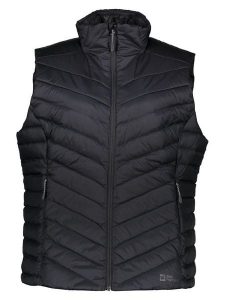 Jack Wolfskin Kamizelka puchowa "Passamani" w kolorze czarnym rozmiar: XXL. Czarne kamizelki Jack Wolfskin, xxl, bez wzorów, z materiału, bez kołnierzyka, bez ramiączek, bez kaptura. Za 297,26 zł.