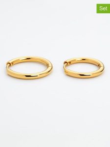 Paul Hewitt Kolczyki-kreole (2 pary) rozmiar: onesize. Żółte kolczyki Paul Hewitt, ze stali. Za 183,15 zł.