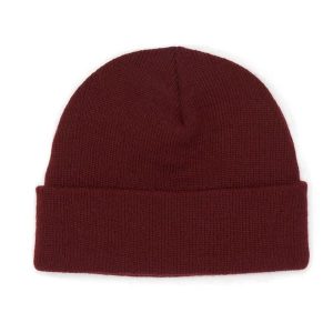 Czapka Ciężkiej Grubości Długa. Brązowe czapki FLEXFIT, bez wzorów, sportowe. Za 46,99 zł.