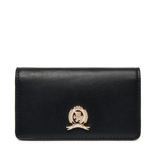 Portfel Tommy Hilfiger. Czarne portfele TOMMY HILFIGER, bez wzorów. Za 209,99 zł.