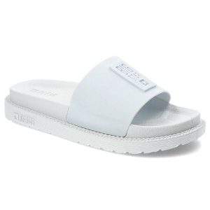 Białe Klapki Big Star Modne Buty Na Lato. Białe klapki Big Star, bez wzorów, z materiału, bez obcasa. Za 89,99 zł.