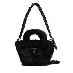 Torebka Guess. Czarne torebki klasyczne Guess, z aplikacjami, bez dodatków. Za 264,99 zł.