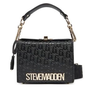 Torebka Steve Madden. Czarne torebki klasyczne Steve Madden, bez wzorów, bez dodatków. Za 349,99 zł.