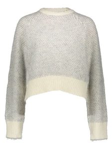 Vero Moda Sweter w kolorze beżowo-szarym rozmiar: S. Brązowe swetry oversize Vero Moda, s, bez wzorów, ze splotem, bez ramiączek. Za 104,99 zł.