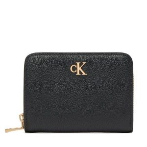 Portfel Calvin Klein. Czarne portfele Calvin Klein, bez wzorów. Za 209,99 zł.
