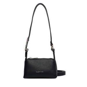 Torebka Valentino. Czarne listonoszki Valentino, bez wzorów, bez dodatków. Za 439,99 zł.