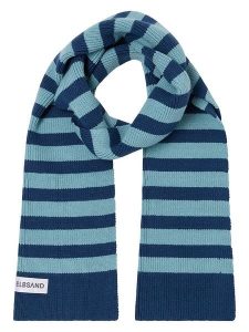 ELBSAND Szal "Noelle" w kolorze granatowo-błękitnym rozmiar: onesize. Niebieskie szaliki ELBSAND, bez wzorów, z materiału. Za 82,99 zł.