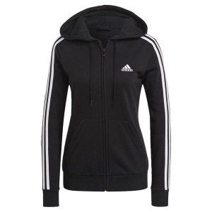 Bluza z Kapturem I Suwakiem Na Całej Długości Essentials 3-Stripes Rozmiar XL C…. Białe bluzy ADIDAS, xl, bez wzorów, z kapturem. Za 274,50 zł.