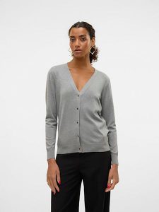 Vero Moda Kardigan w kolorze szarym rozmiar: L. Szare kardigany Vero Moda, z wiskozy. Za 118,56 zł.