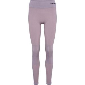 Legging bezszwowa kobieta Hummel Clea Mid. Brązowe spodnie z wysokim stanem Hummel, bez wzorów. Za 170,00 zł.