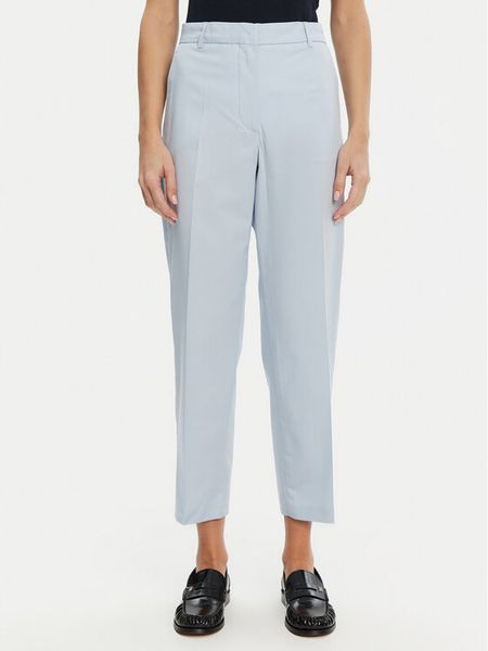 Tommy Hilfiger Chinosy WW0WW40504 Błękitny Straight Fit. Niebieskie chinosy TOMMY HILFIGER, bez wzorów, z bawełny. Za 279,99 zł.